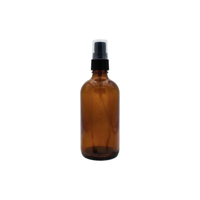 Flacon vaporisateur verre ambre 100 ml